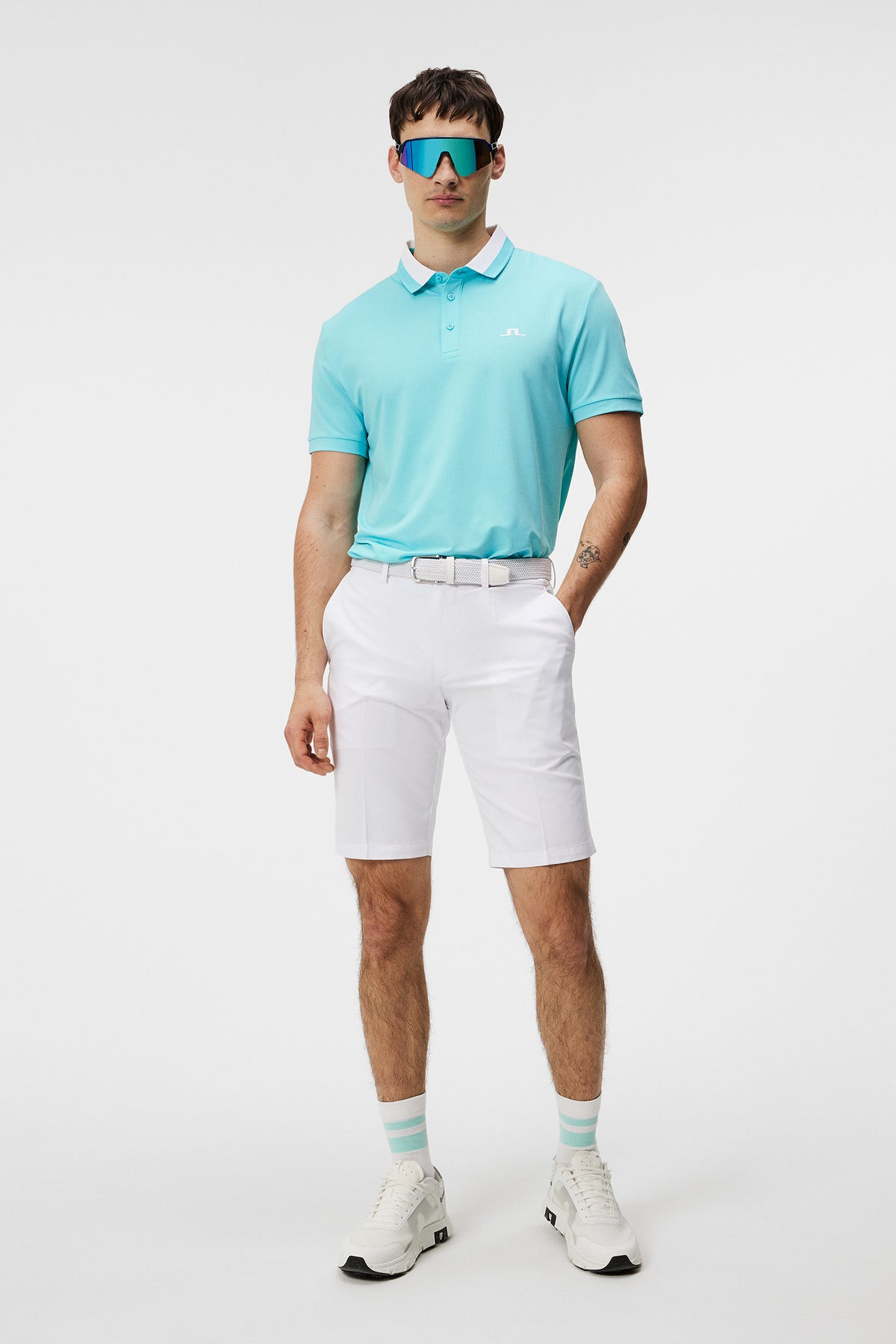 Benji Regular Fit Polo / Blue Curacao