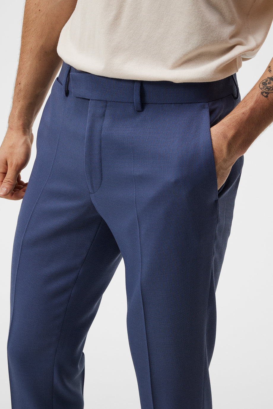 Grant Active Hopsack Pants / Bijou Blue