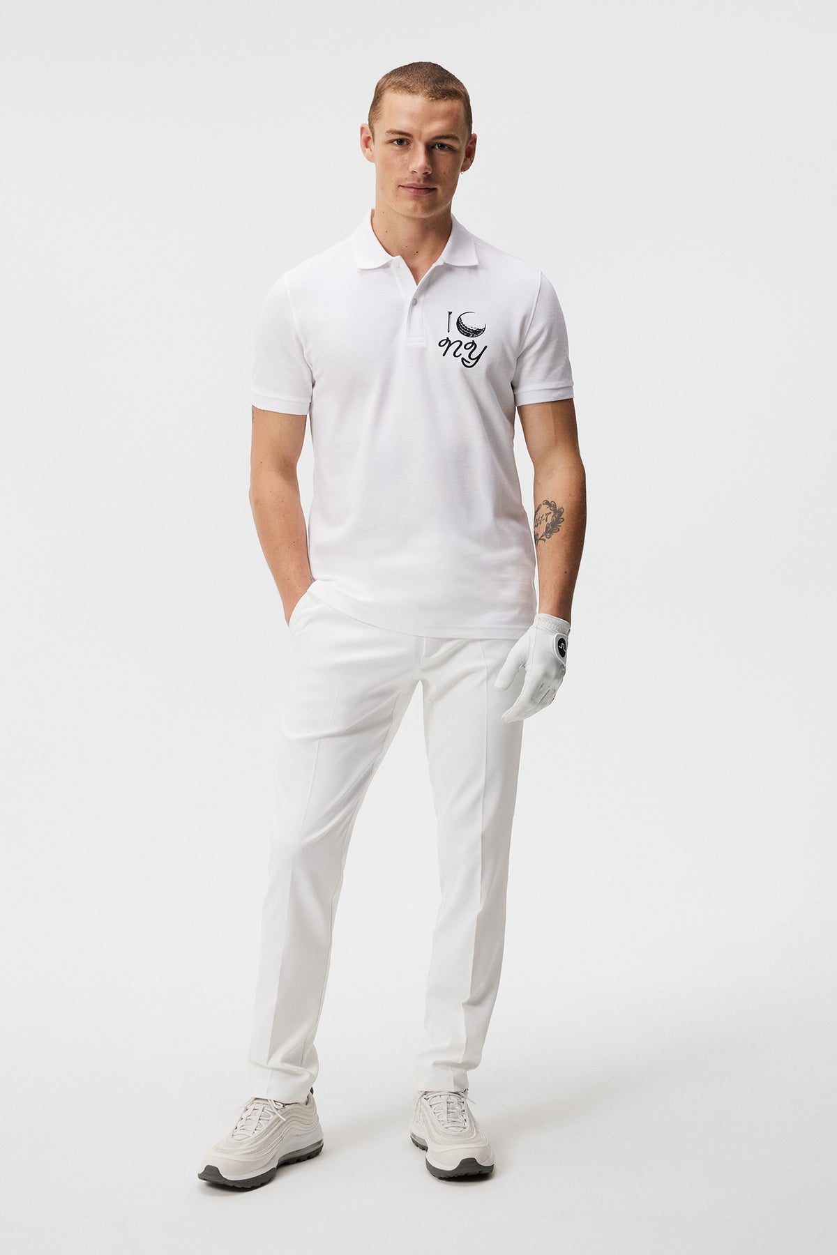 Troy Golf Polo / White