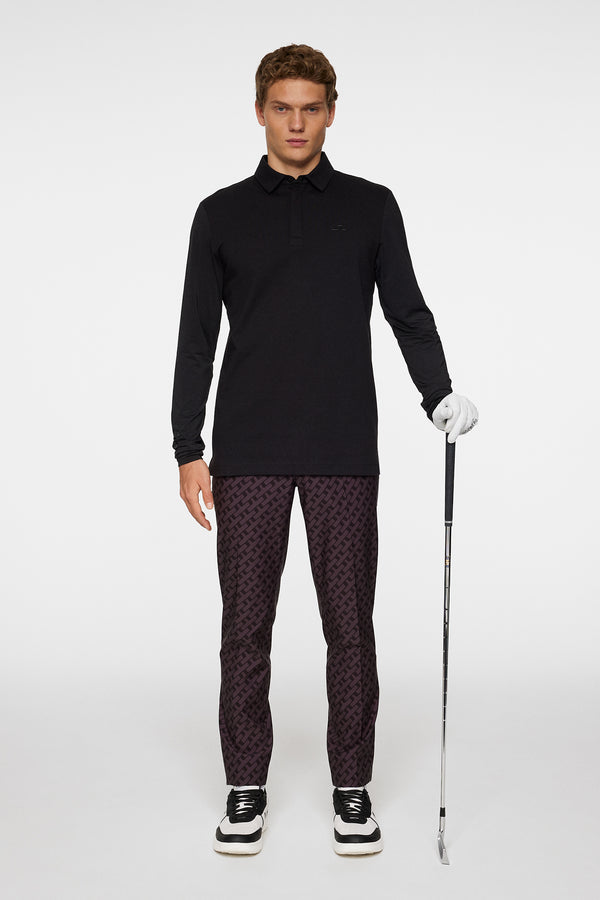 Sean Hybrid LS Polo / Black