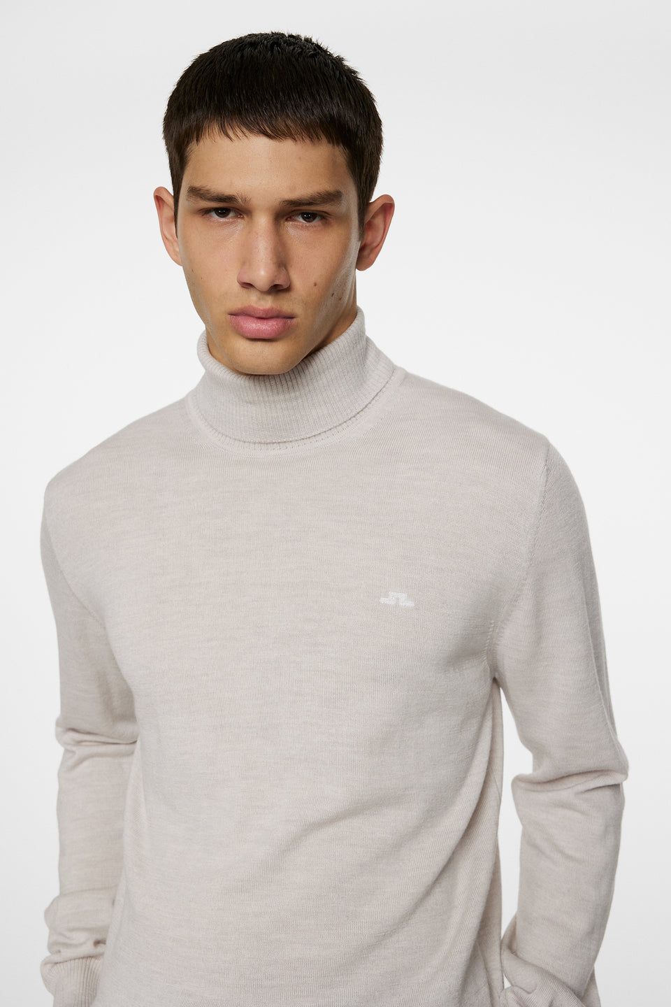 Kaden Merino Turtle Neck / Moonbeam Melange