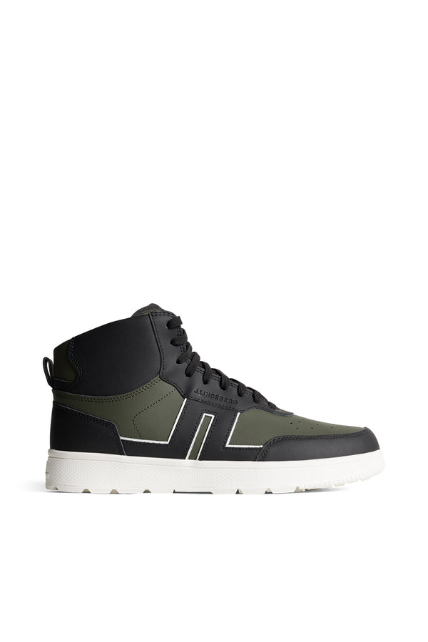 Ace High-Top Golf Sneaker W / Forest Green