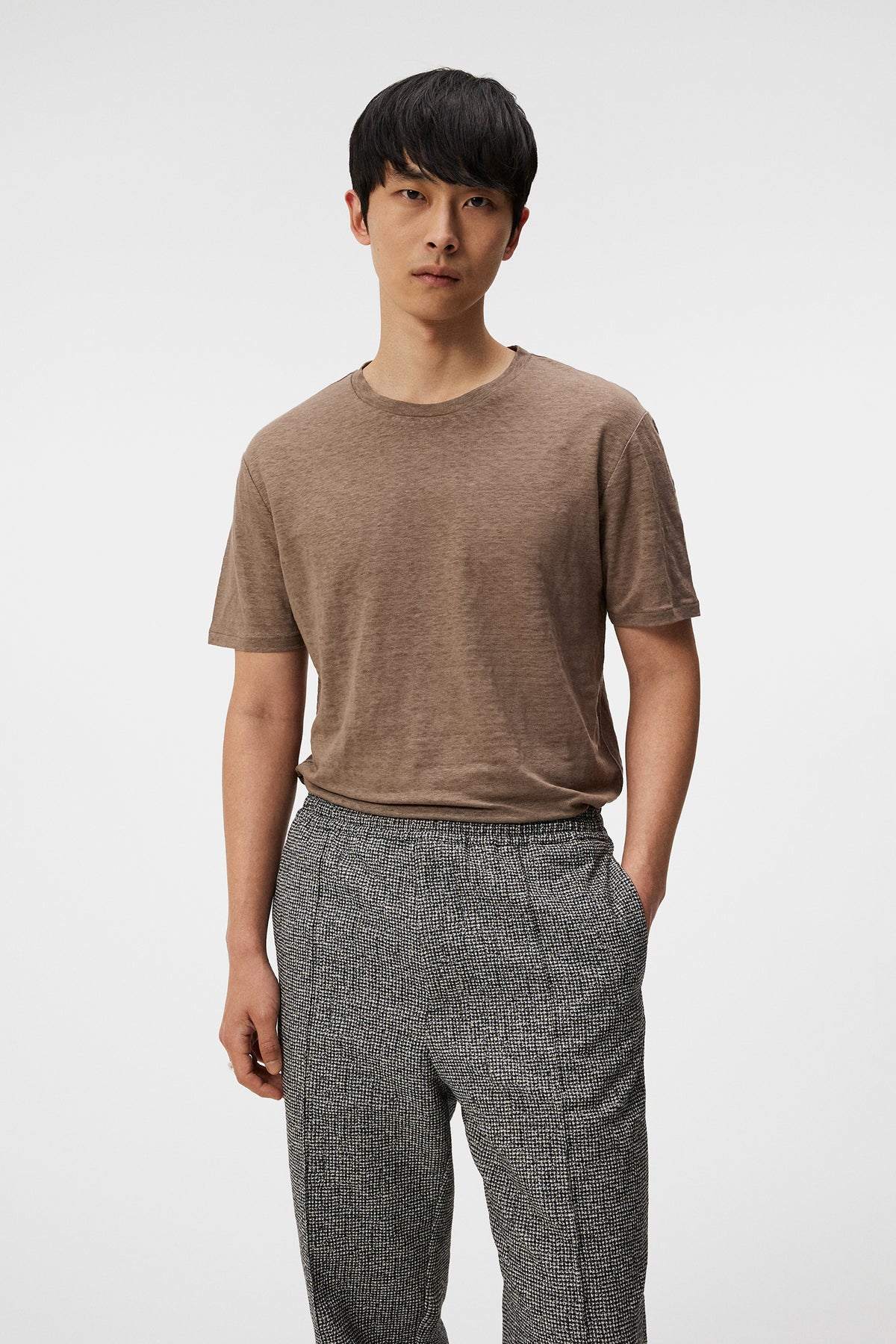 Coma Linen Tee / Walnut