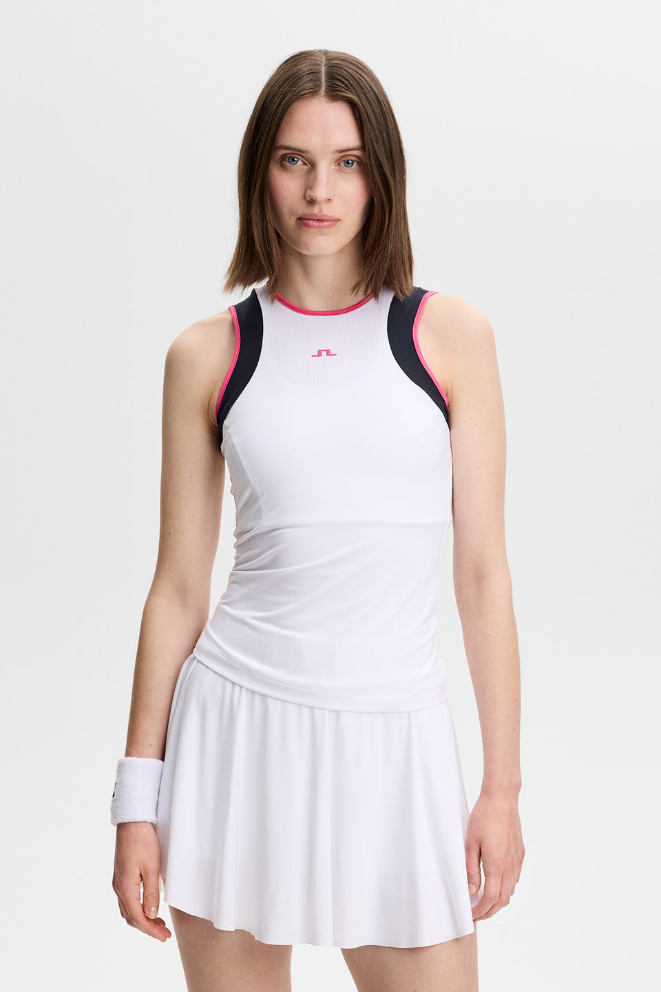 Ava Sleeveless Top / White