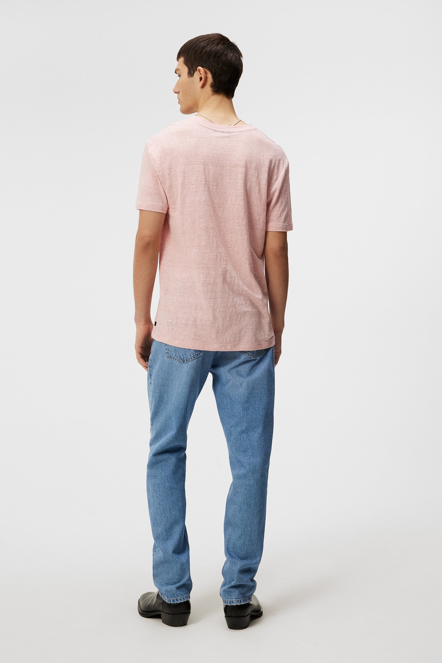 Coma Linen Tee / Powder Pink