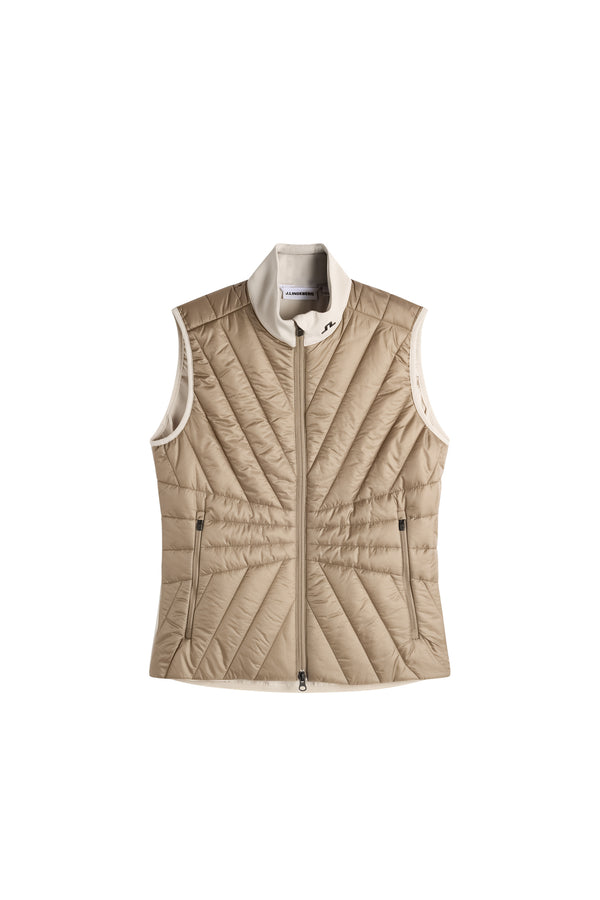 Holma Quilt Hybrid Vest / Brindle