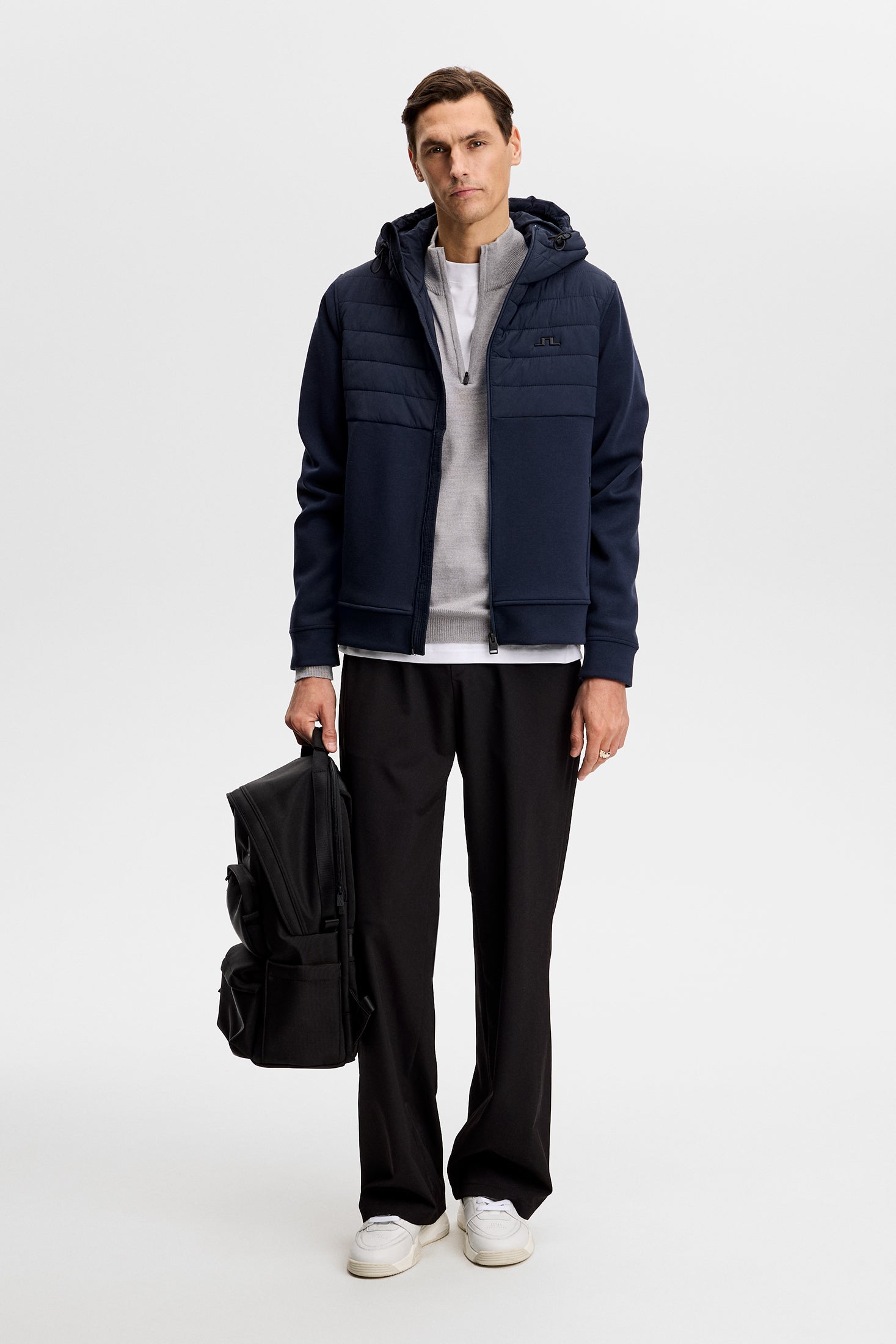 Gage Hybrid Hood Jacket / JL Navy – J.Lindeberg EU