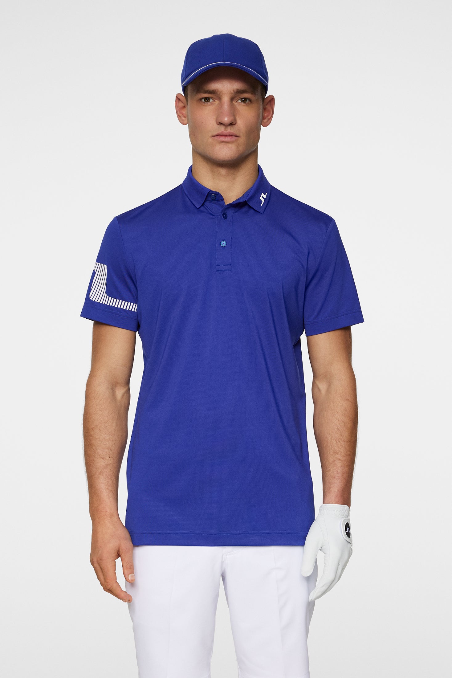 Heath Strike Polo / Clematis Blue | J.Lindeberg Official