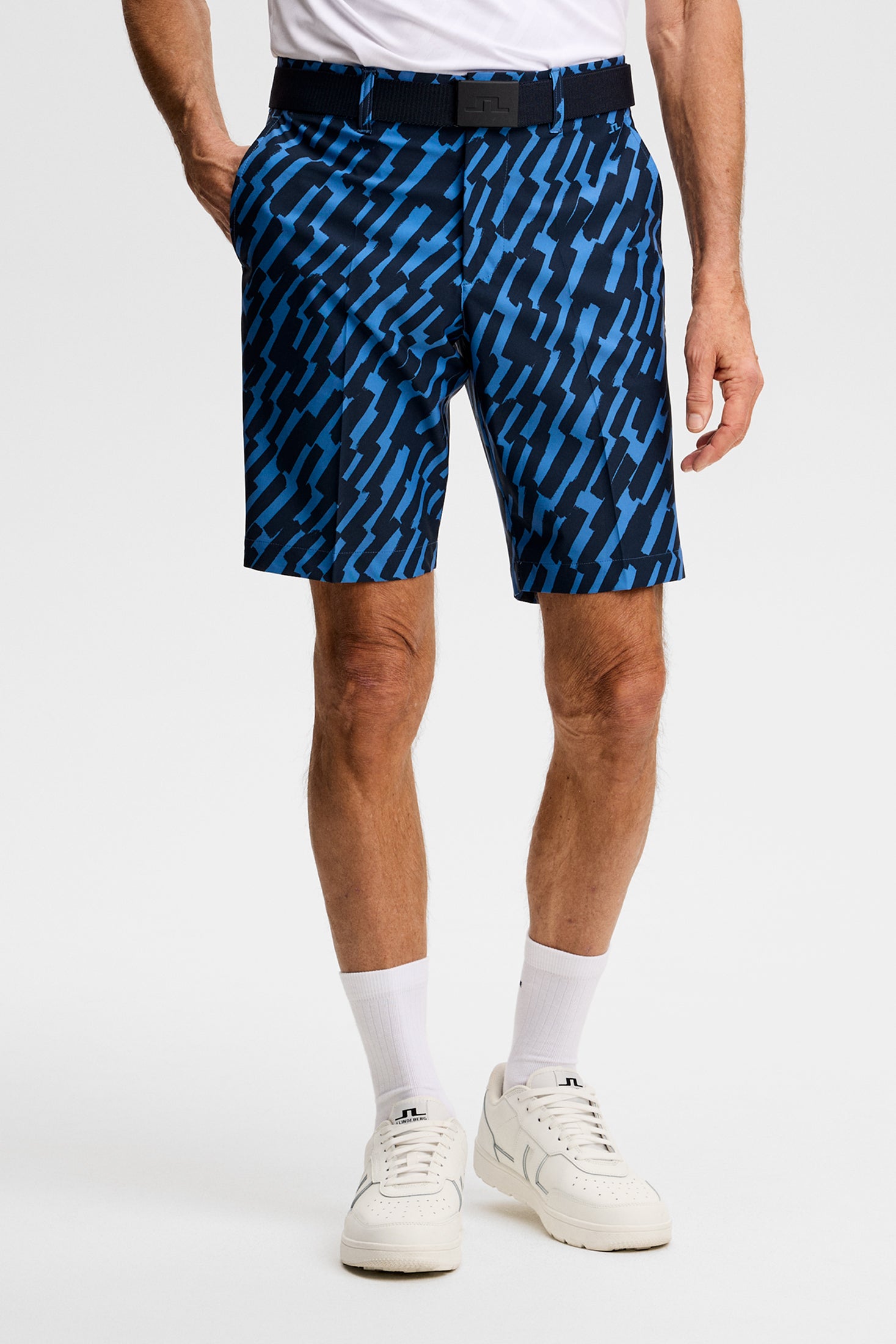 J.LINDEBERG ELOY PRINT SHORTS 30インチ Eloy Print Shorts / Oak Federal M | J.Lindeberg Official