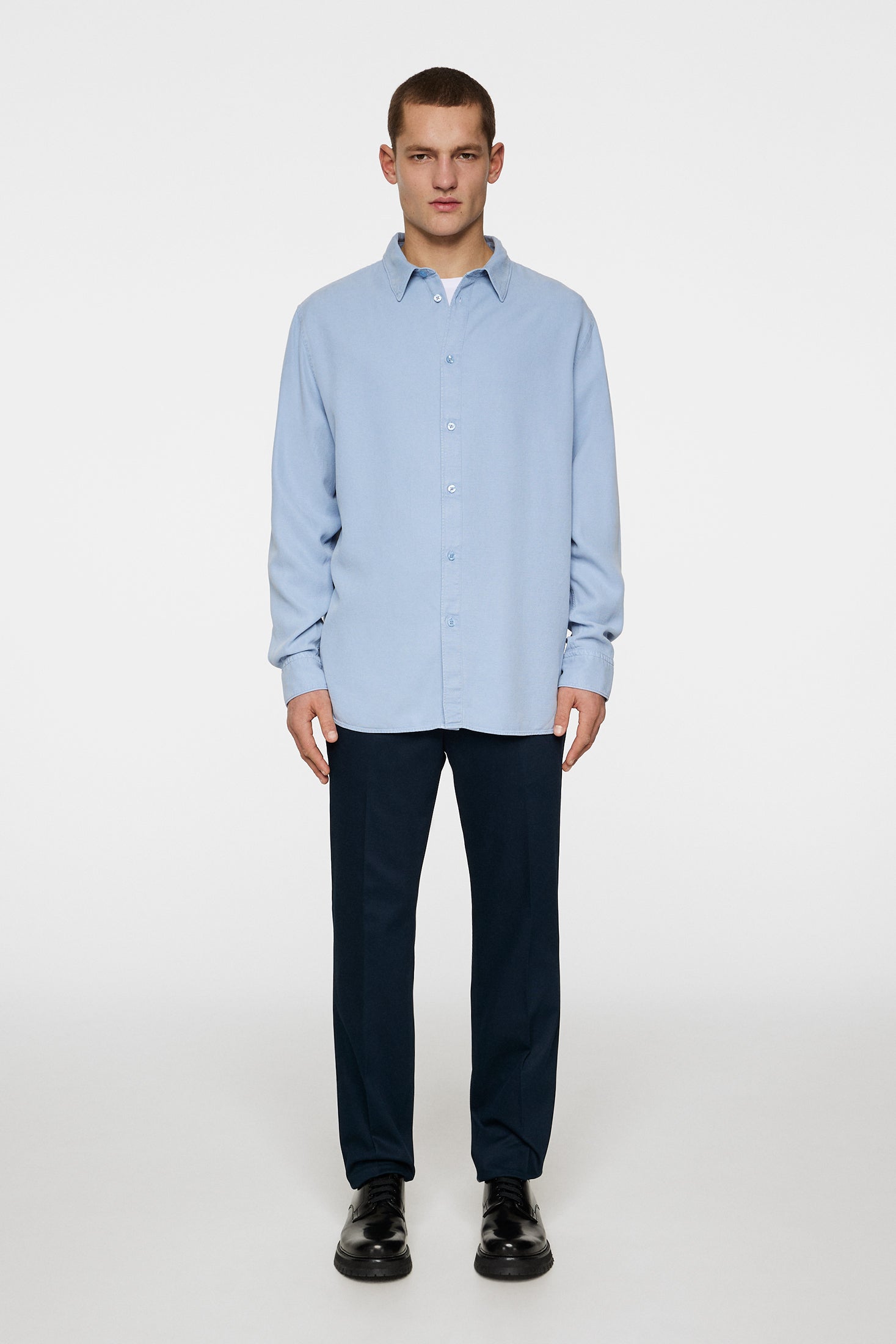 Reg LS Struct Gmd Tencel Shirt / Rain Washed – J.Lindeberg