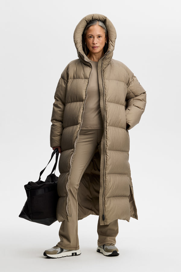 Serene Crinkle Down Parka / Brindle