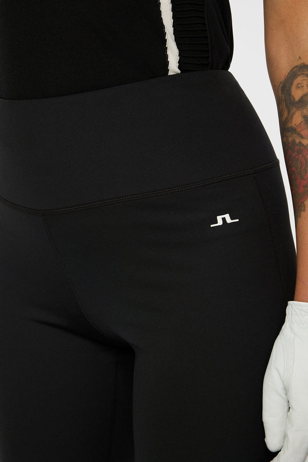 Fiona Flared Leggings / Black