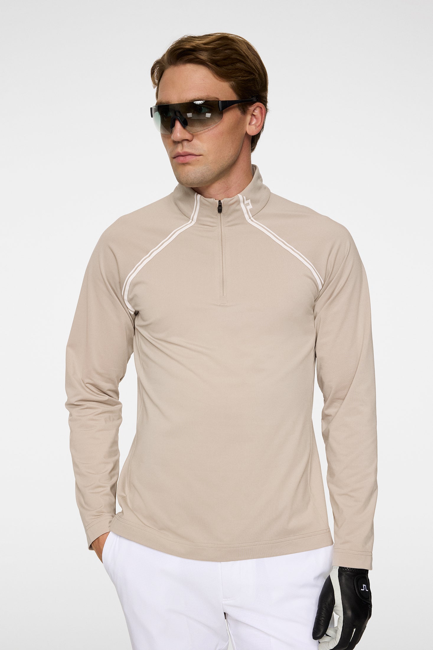 Players Mid Layer / Oyster Brown – J.Lindeberg EU