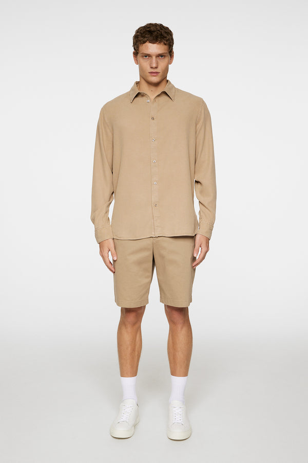 Reg LS Struct Gmd Tencel Shirt / Batique Khaki