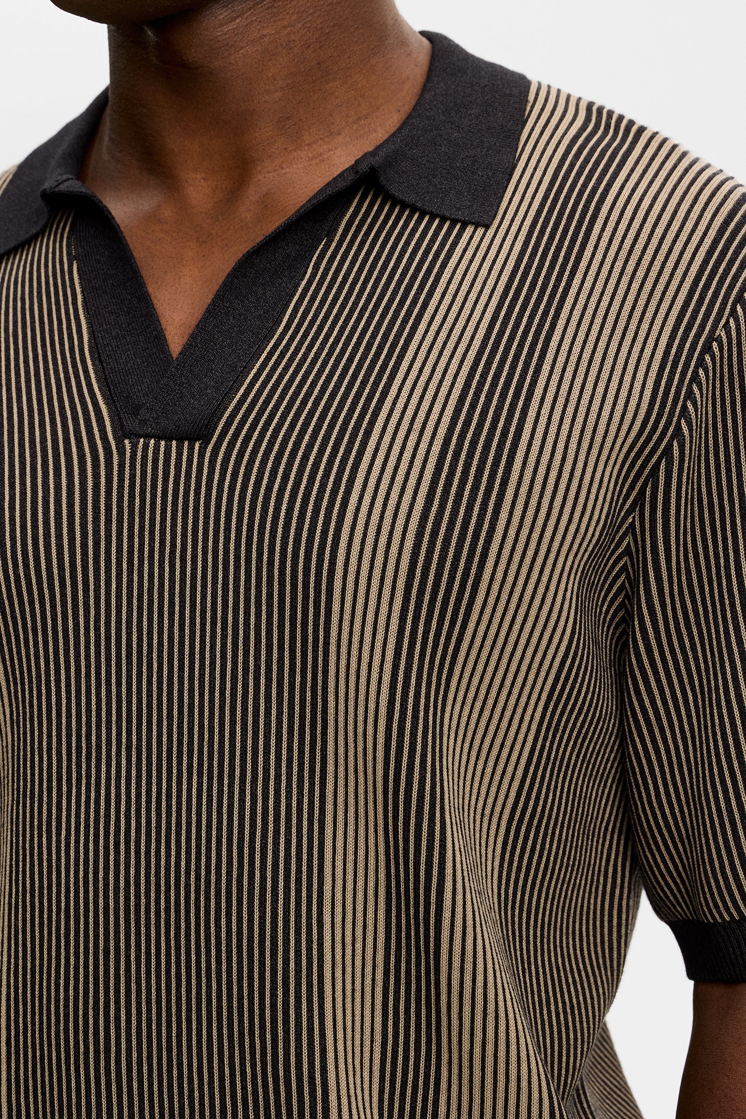 Sal Knitted Polo / Black – J.Lindeberg EU