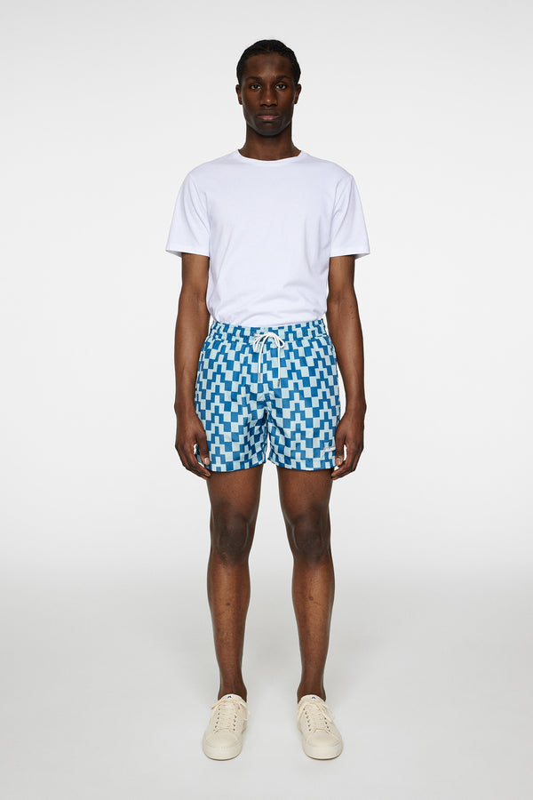 Banks Bridge Stack Swim Trunks / Bridge Stack Blue M
