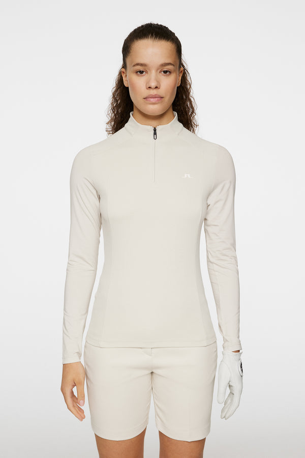 Cindy Quarter Zip Mid Layer / Moonbeam