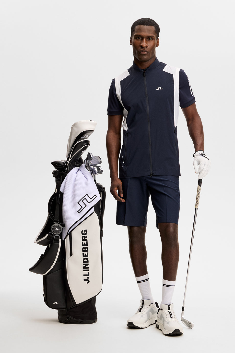 Jacs Zip Packable Vest / JL Navy