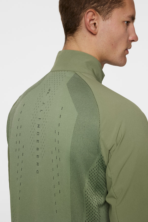 Tech Hybrid Softshell Jacket / Oil Green