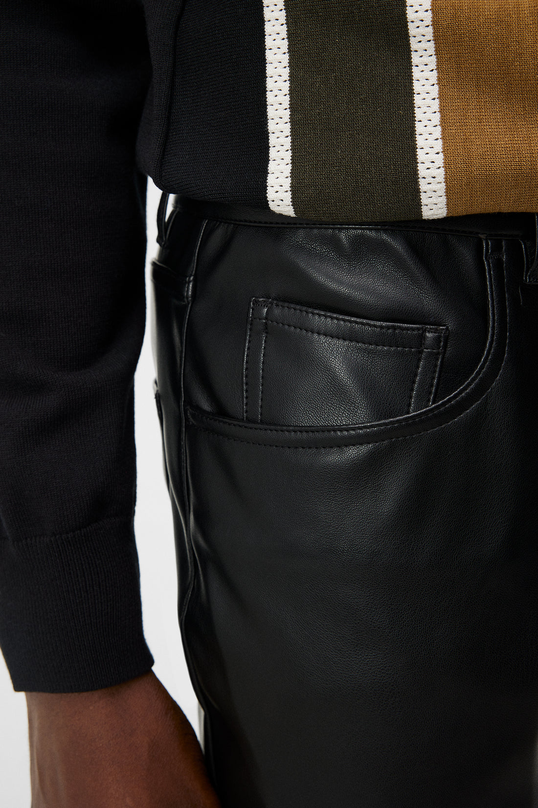 Garcia Leather Pants / Black J.Lindeberg