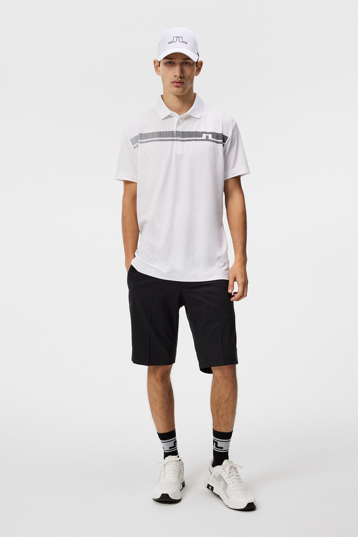 Klas Regular Fit Golf Polo / White