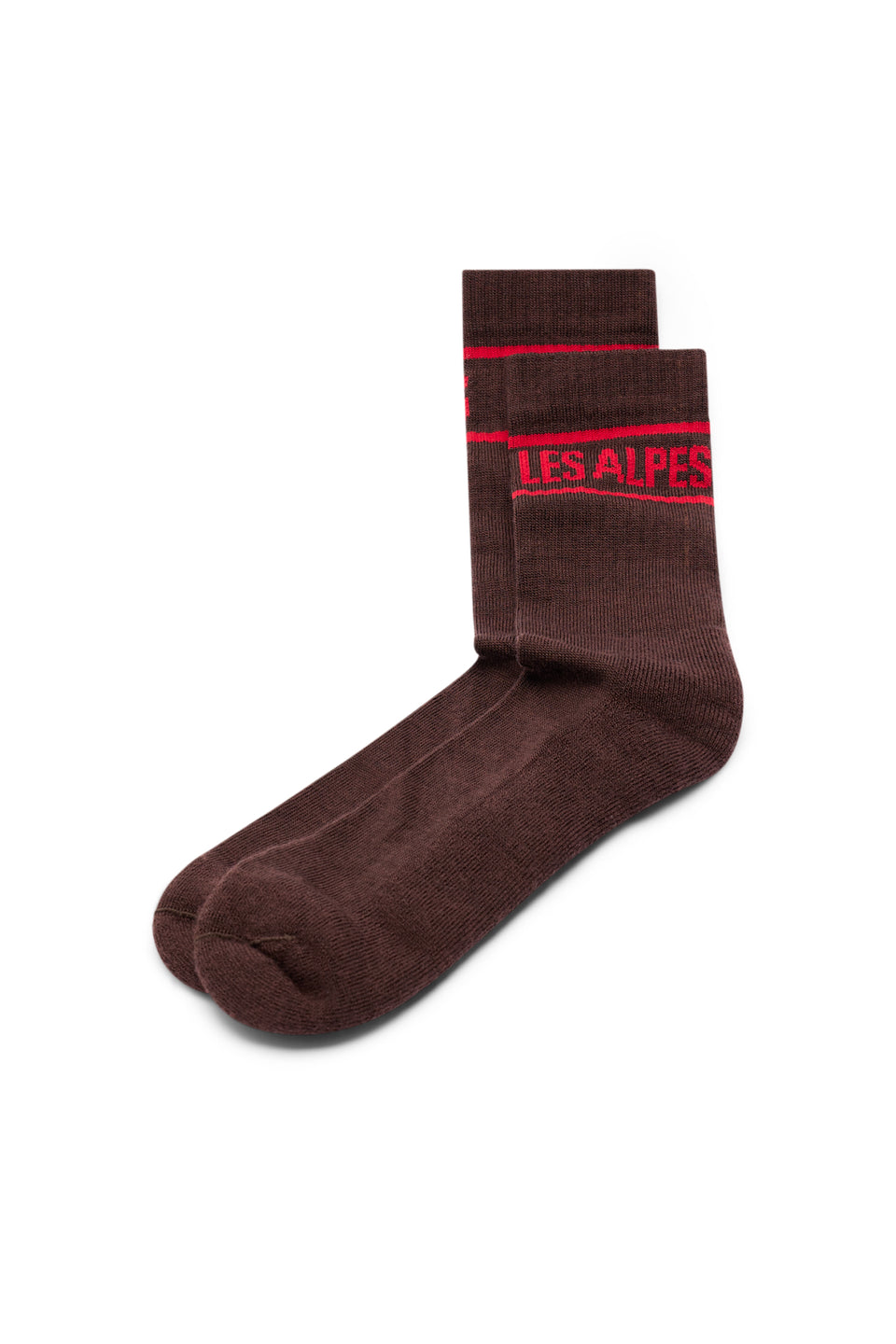 Les Alpes Socks / Seal Brown