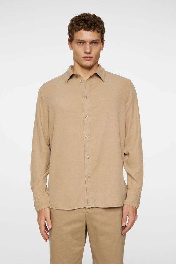 Reg LS Struct Gmd Tencel Shirt / Batique Khaki