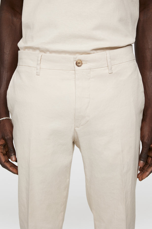 Grant Linen Stretch Pants / Moonbeam