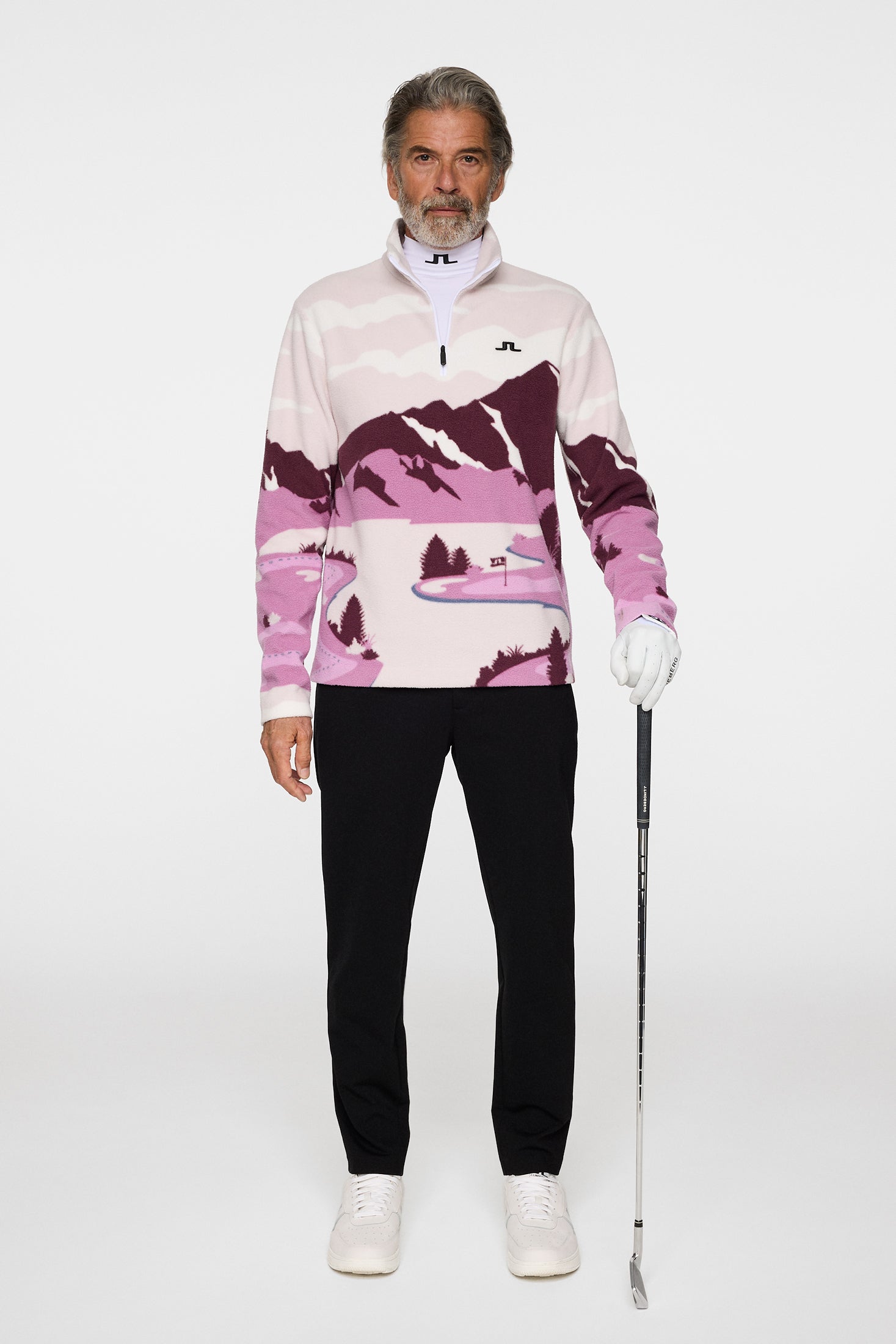 Sammie Pile Jacket / Landscape Fleece Purple L – J.Lindeberg