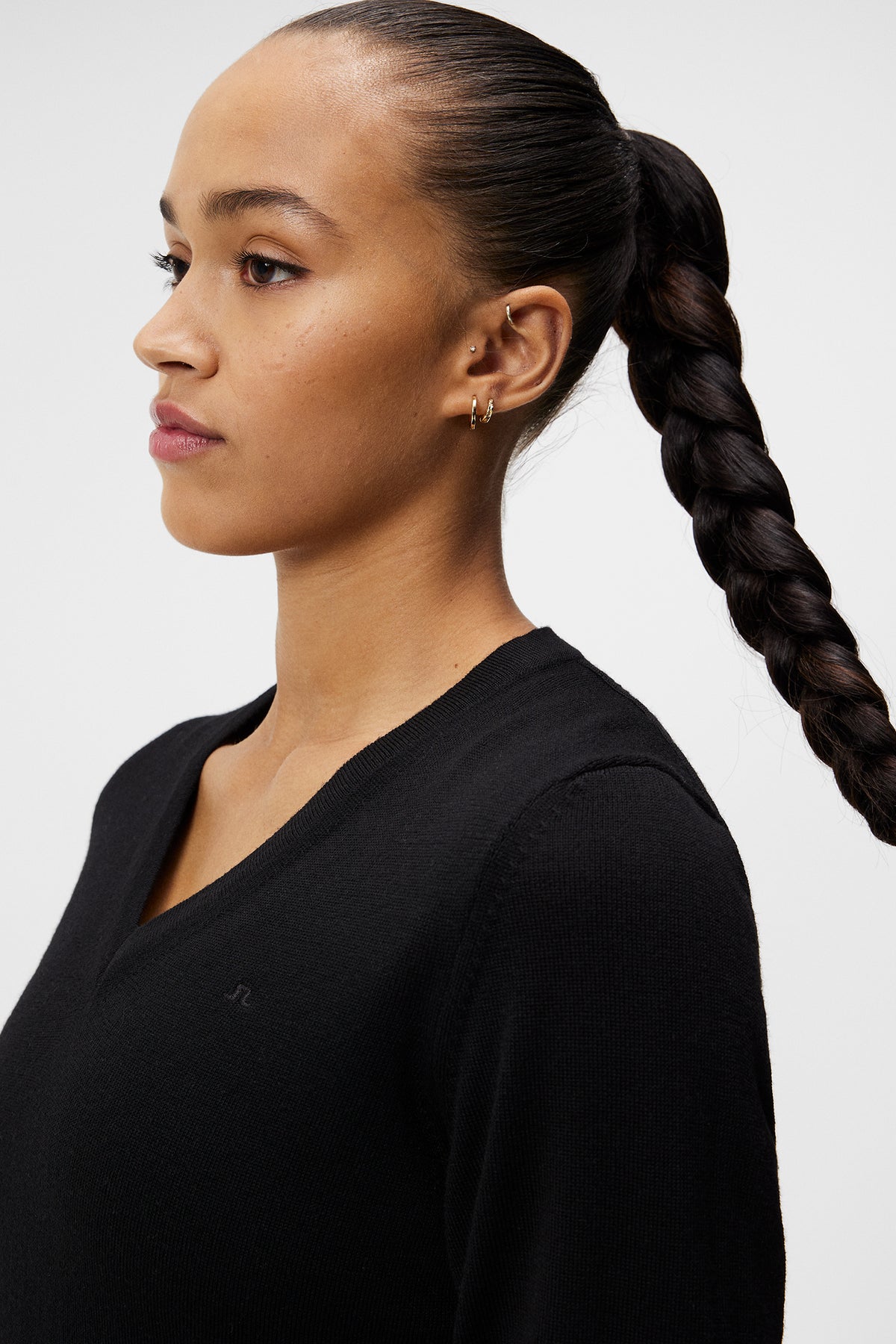 Amaya Knitted Sweater / Black