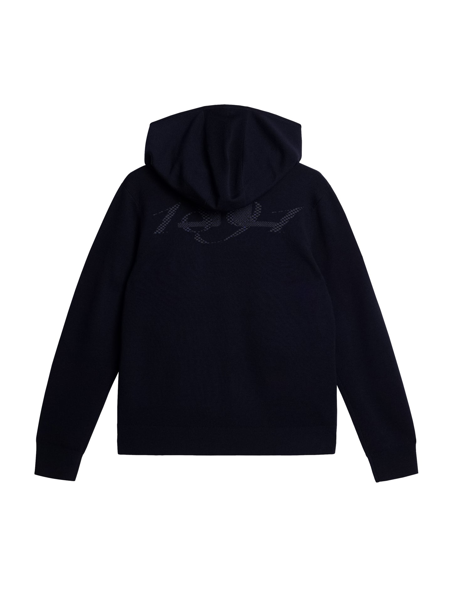 Cameron Hooded Knit Full Zip / JL Navy
