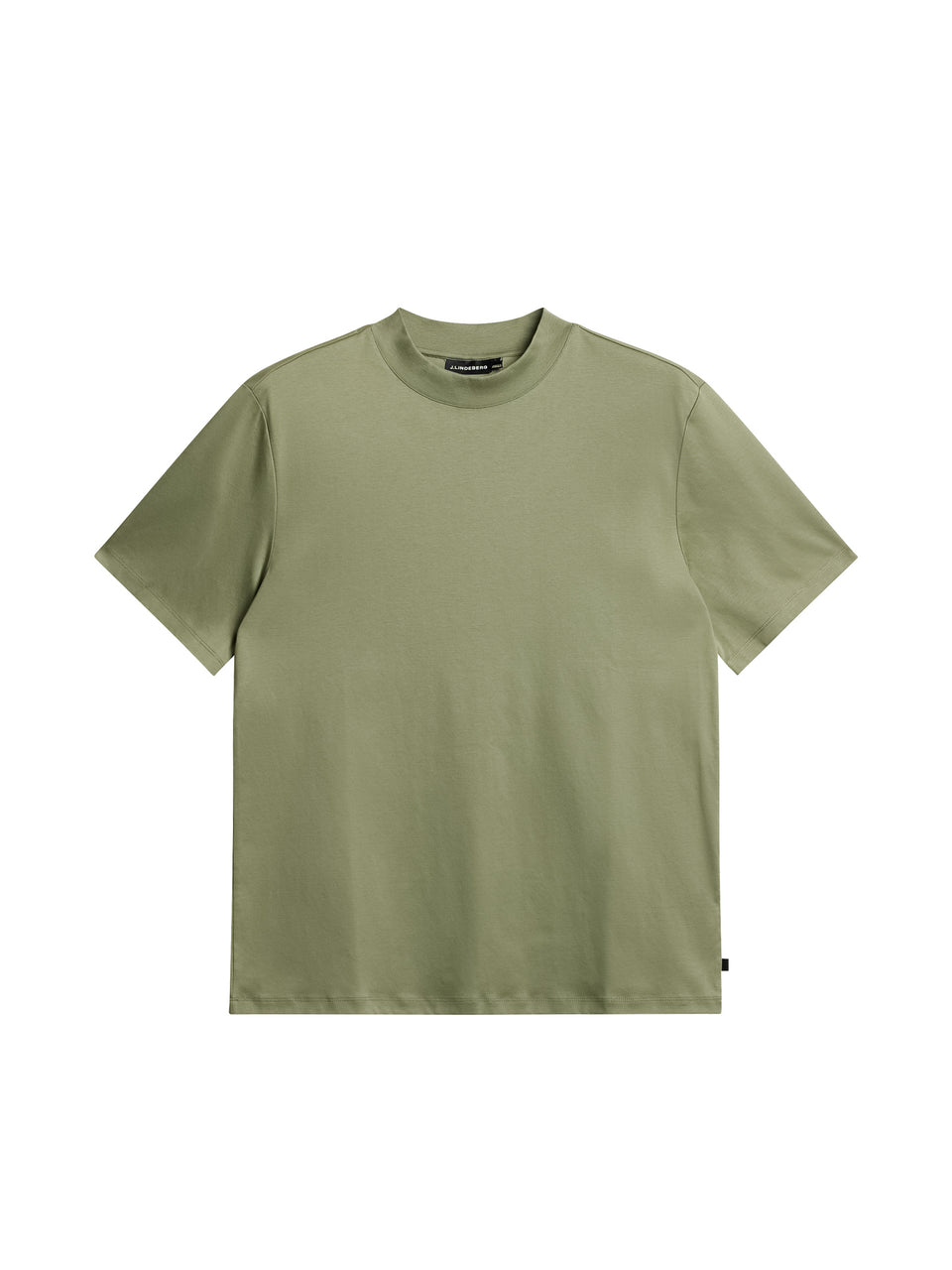 Ace Mock Neck T-shirt / Oil Green