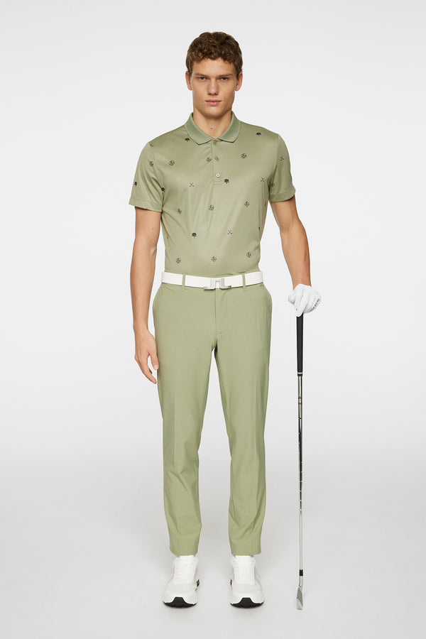 Club House Motif Polo / Golf Micro Olive S