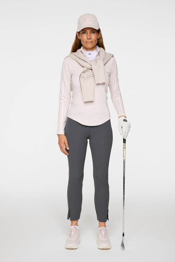 Nefe Quarter Zip Mid Layer / Grey Lilac