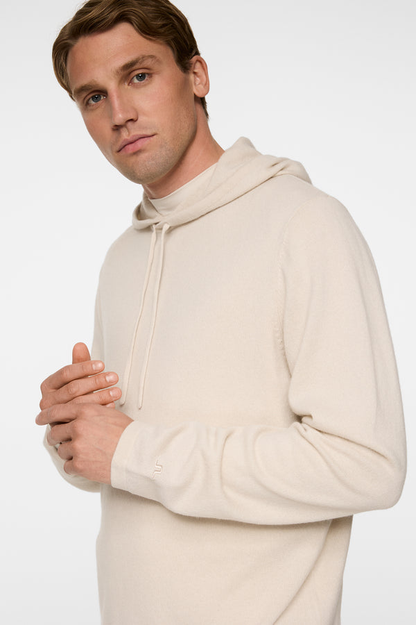 Kolton Cashmere Hoodie / Moonbeam