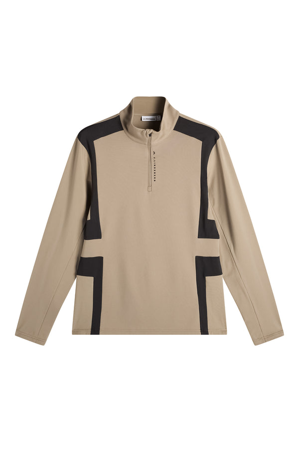 Finn Quarter Zip Mid Layer / Brindle