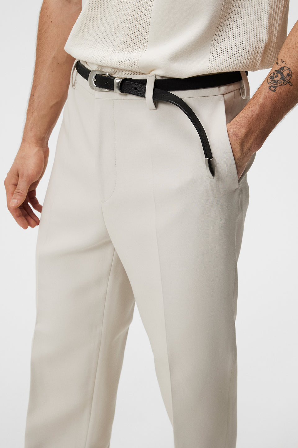 Haij Double Weave Pants / Moonbeam