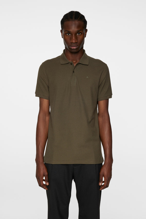 Troy Polo Shirt Seasonal Pique / Forest Green