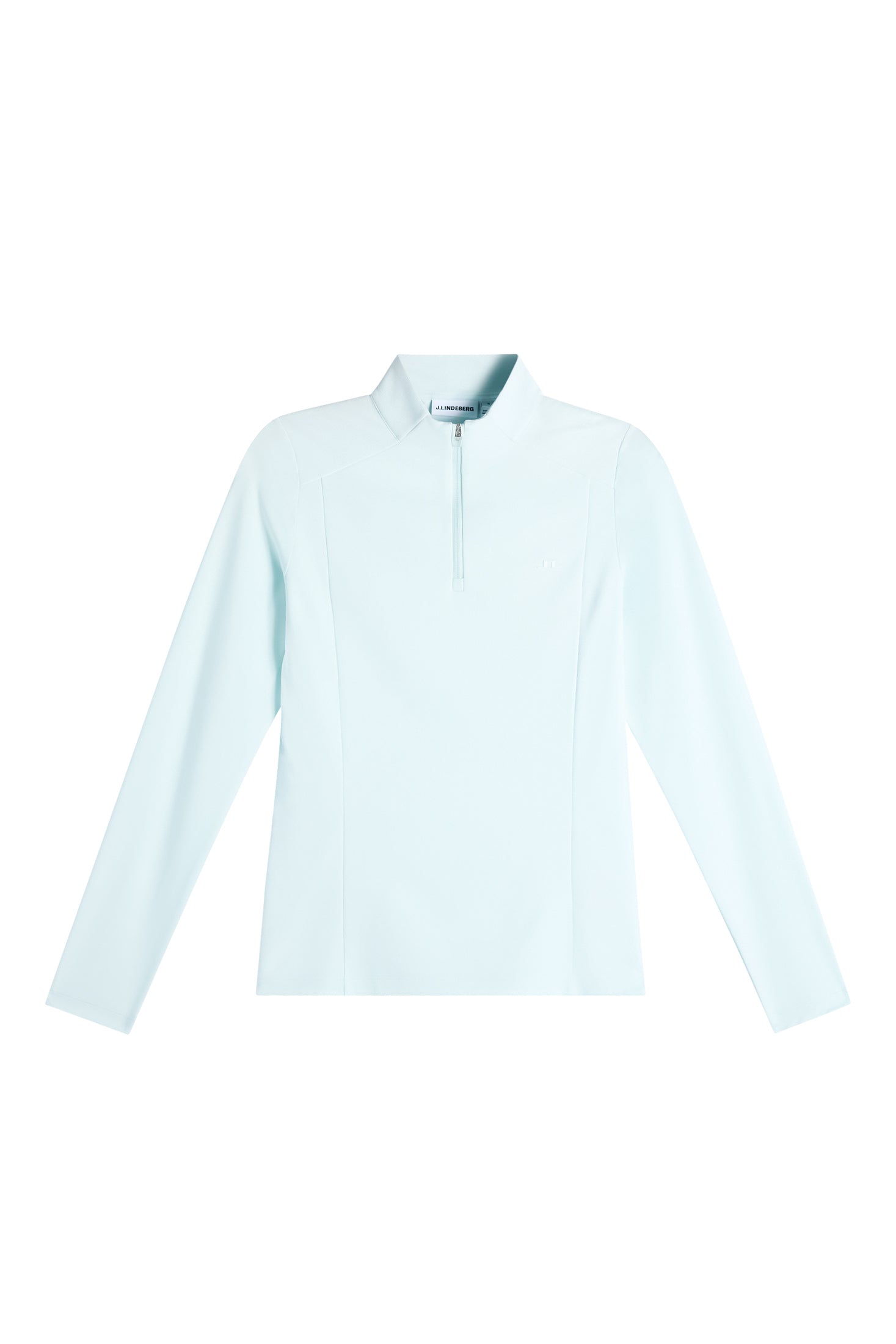 新品 J.LINDEBERG ゴルフ 長袖トップス レディース 40 白 Cindy Quarter Zip Mid Layer / Sky Light | J.Lindeberg Official