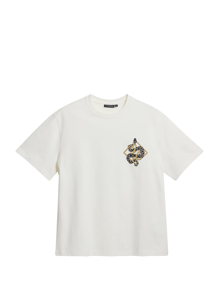 Collin Seasonal Logo T-Shirt / Cloud White