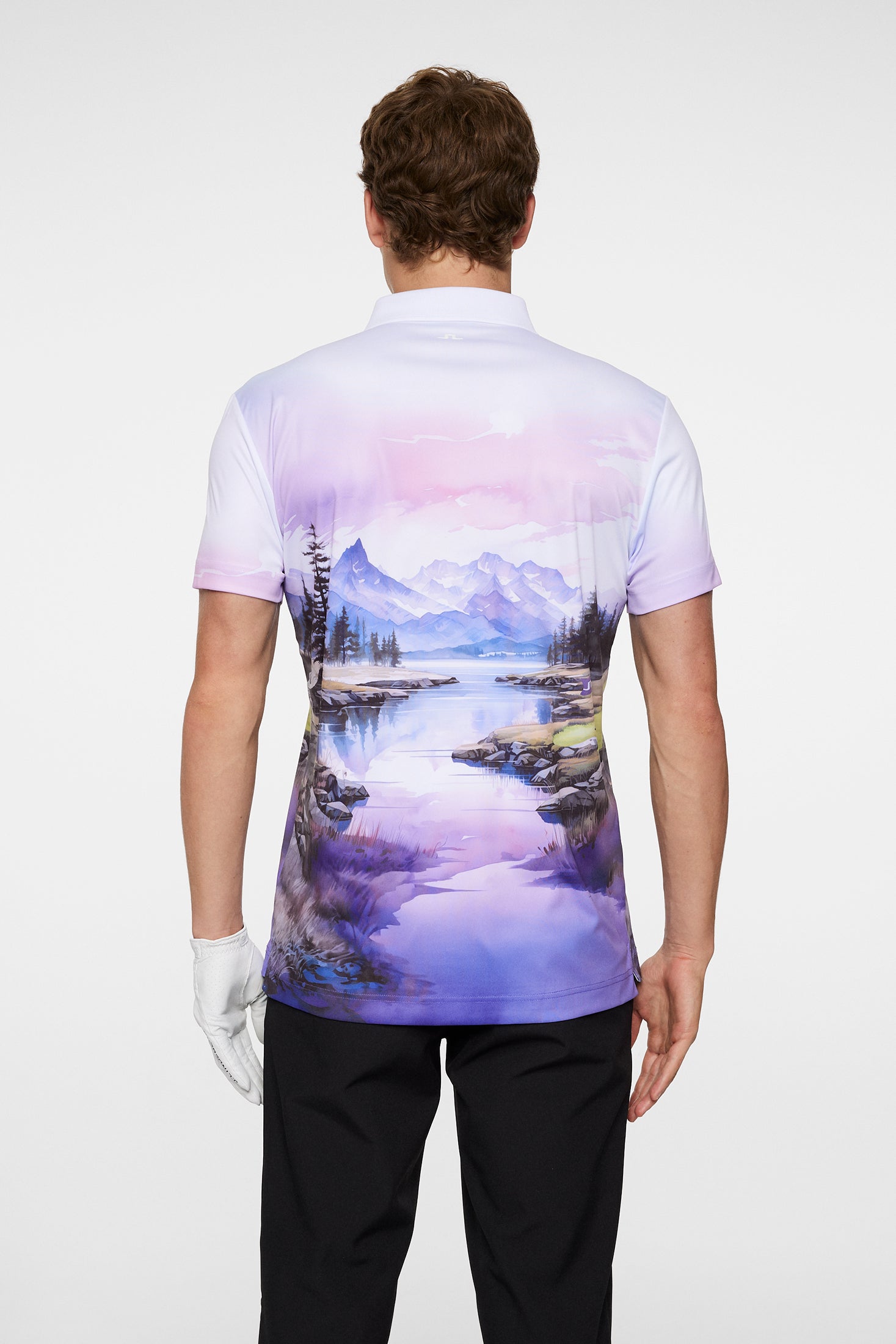 Samuel Polo / Landscape Watercolor purple L | J.Lindeberg Official