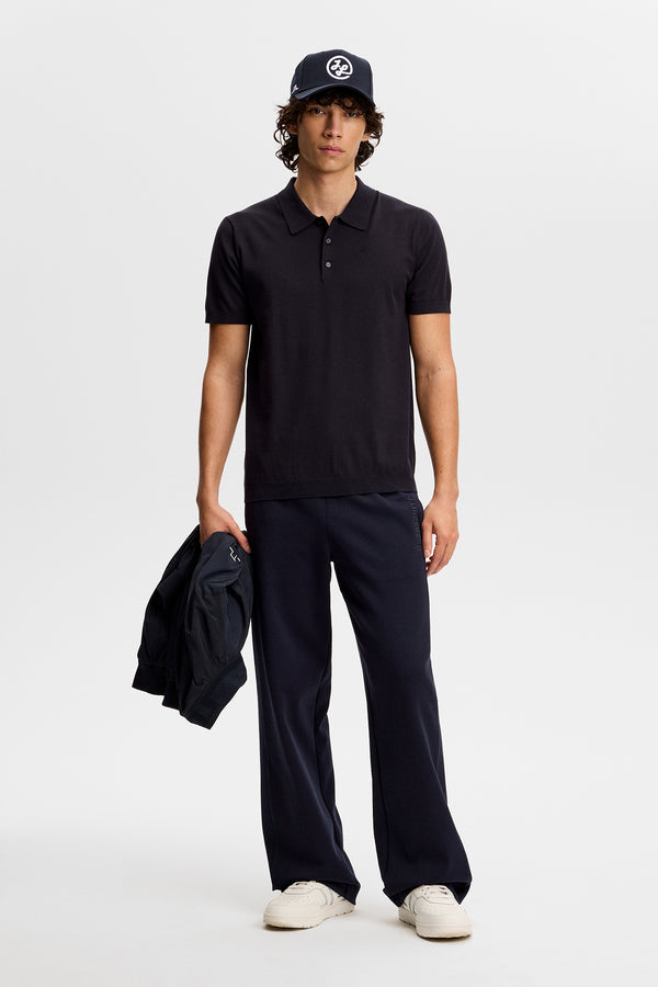 Ridge Knitted Polo / JL Navy