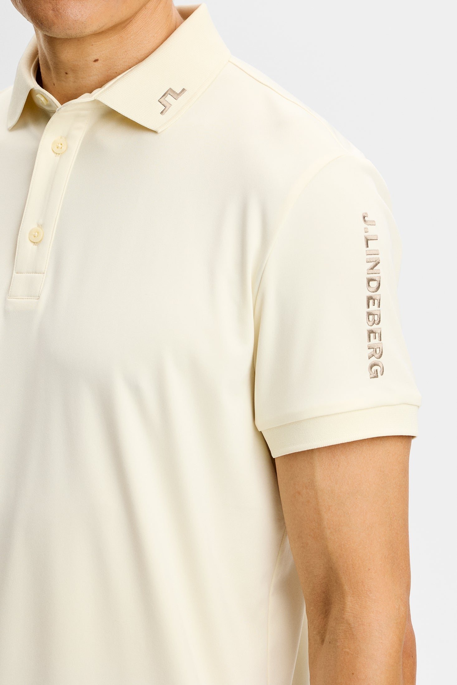 Tour Tech Polo LTD / Lemon Icing – J.Lindeberg EU