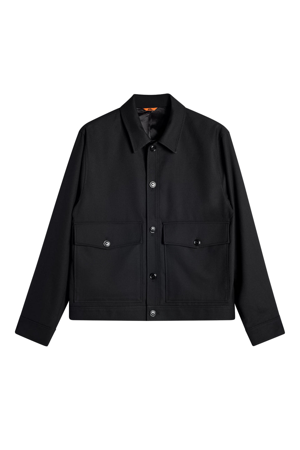Jevin Brushed Twill Jacket / Black