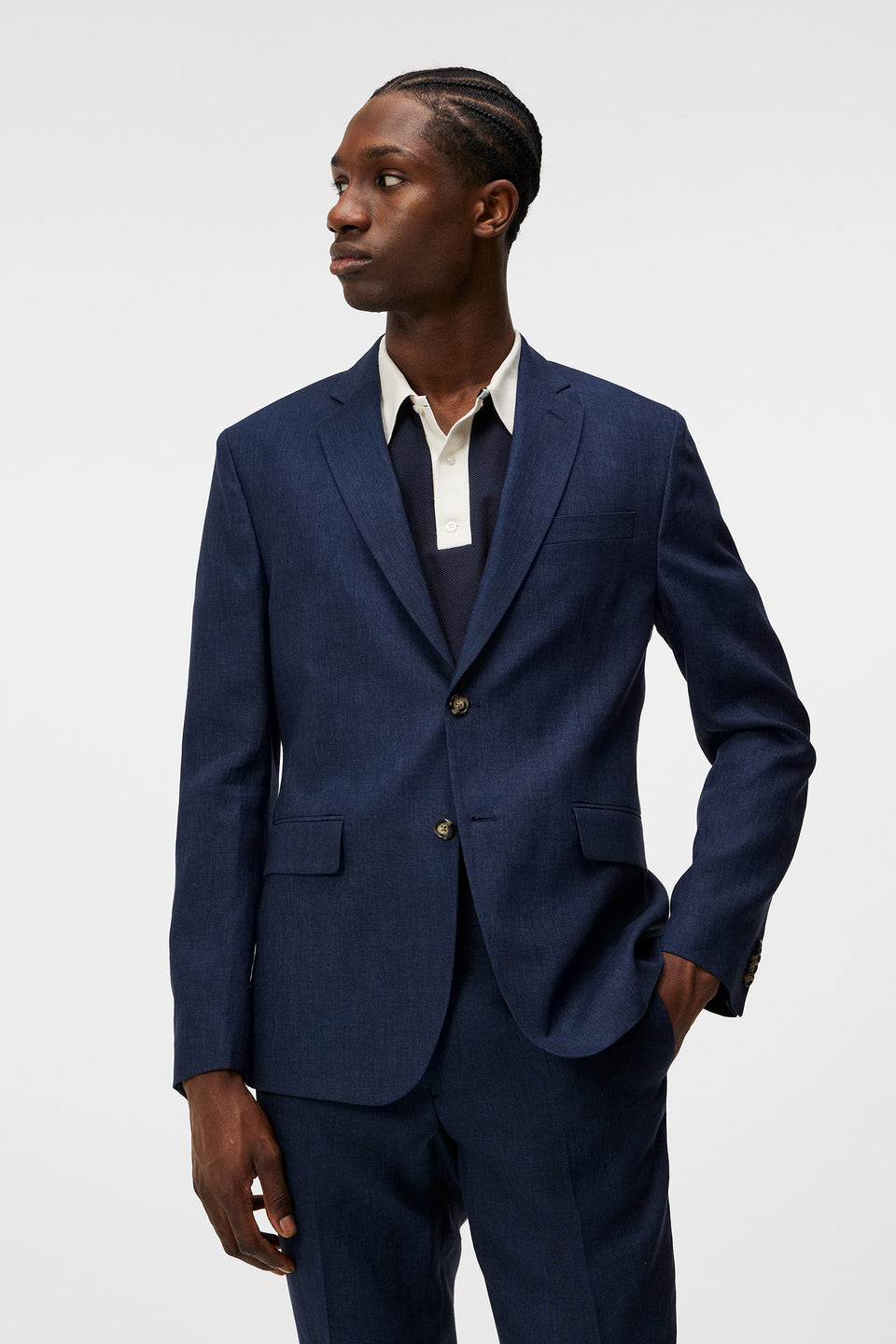 Hopper U Super Linen Blazer / JL Navy