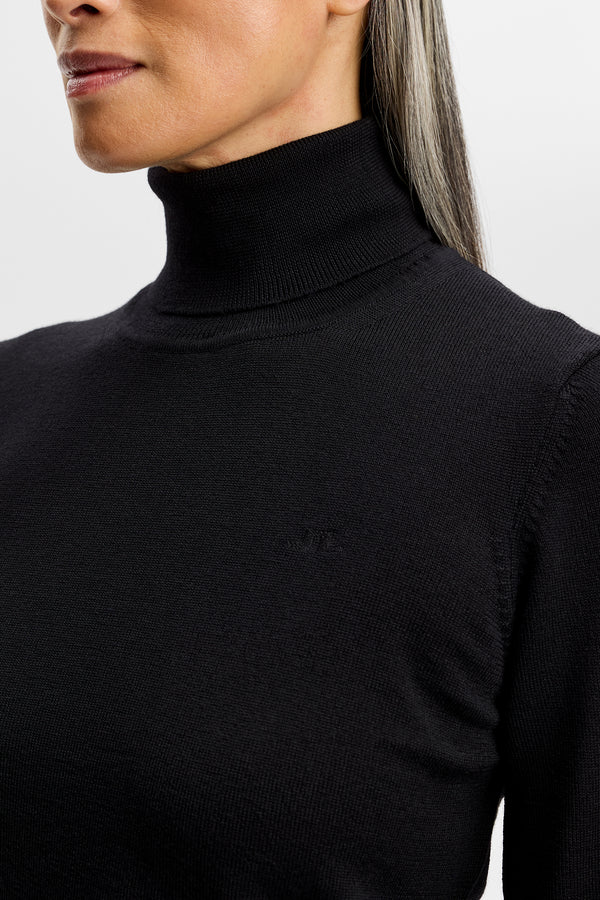 Anja Knitted Turtleneck / Black