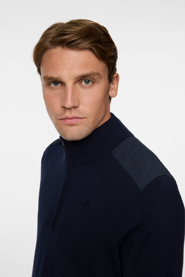 Jeffrey Windbreaker Sweater / JL Navy