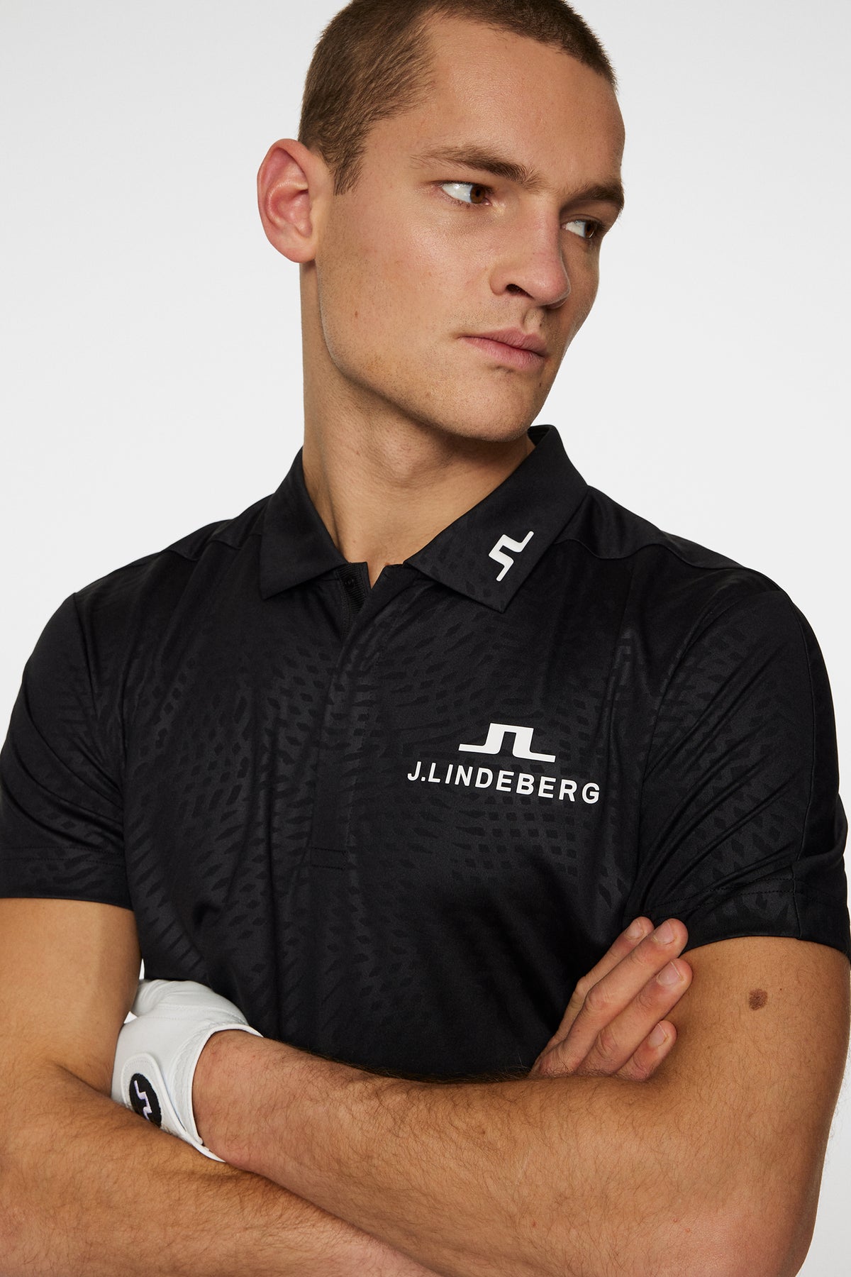 Dario Tour Golf Polo / Azalea Wave Black