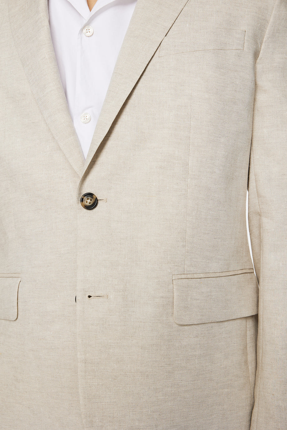 Elton U Super Linen Blazer / Sepia Tint main image 0