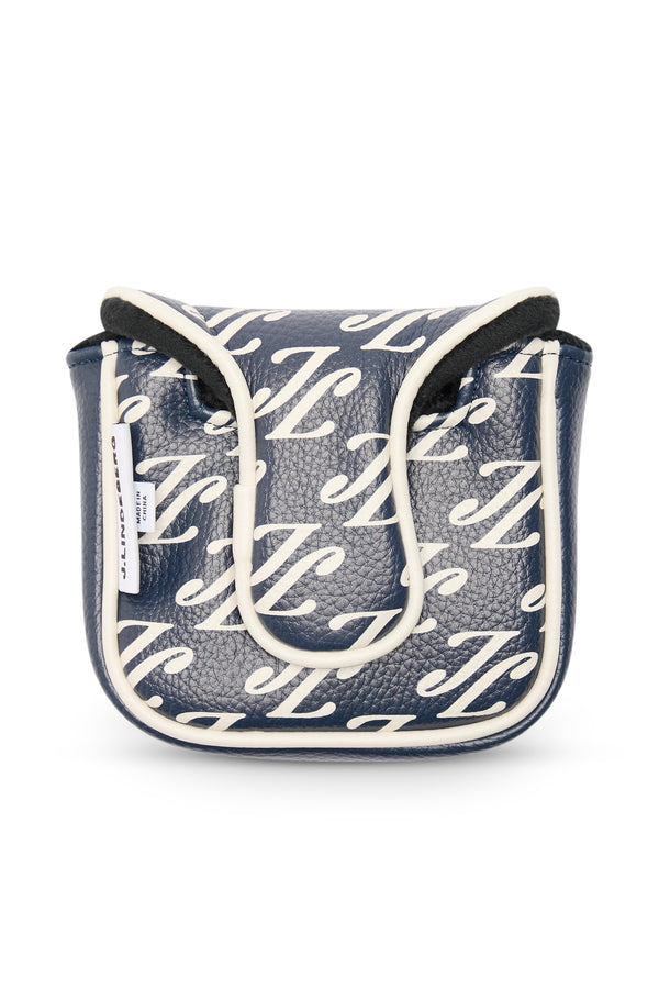 Mallet Putter Cover Print / Cardi Ligature Navy M